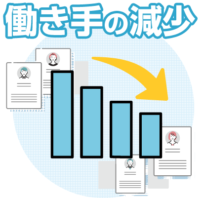 働き手の減少